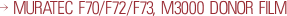 MURATEC F70/F72/F73, M3000 DONOR FILM